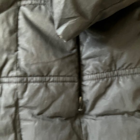 Liz Claiborne Black Down Puffer Coat S - Picture 4 of 7